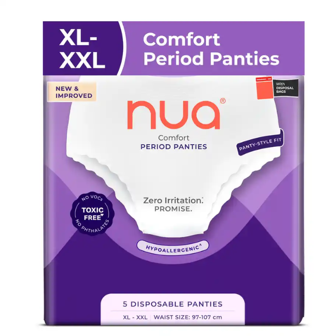 Nua Comfort Disposable Period Panties XL-XXL 