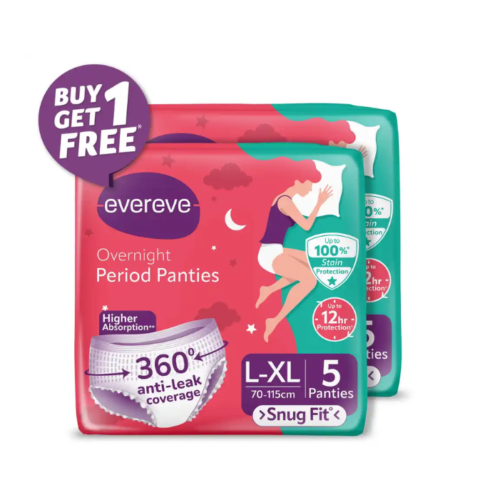 Evereve Overnight Disposable Period Panties | M - L