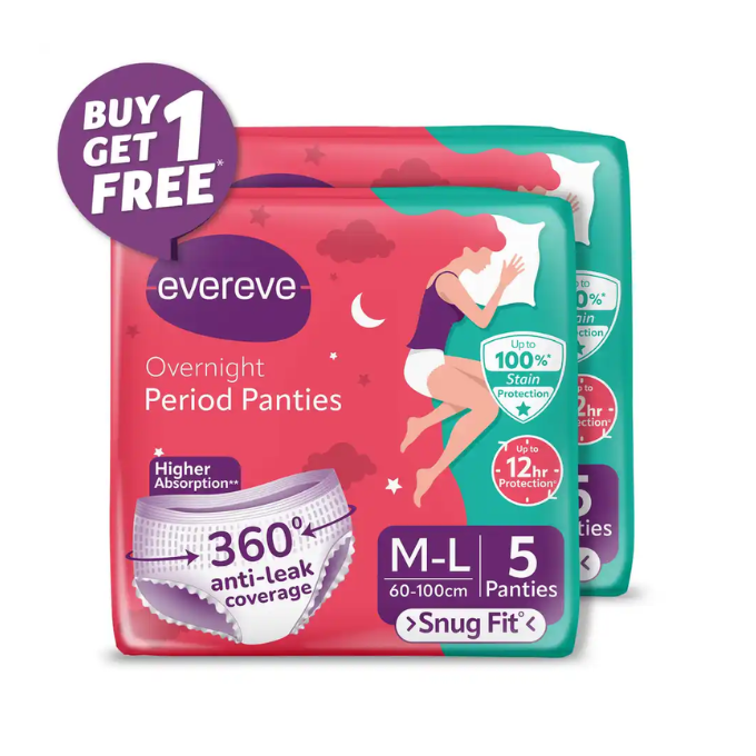 Evereve Overnight Disposable Period Panties | M - L