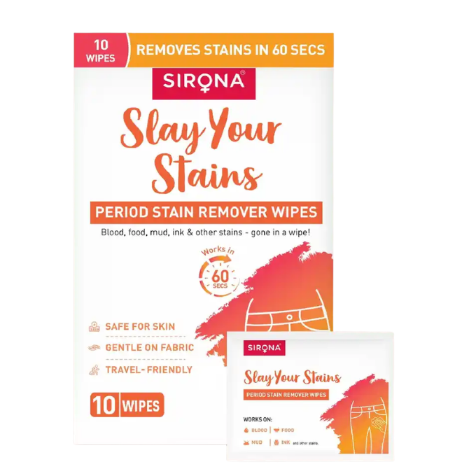 Sirona Period Stain Remover Wipes |