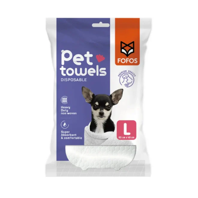 Towels for Dog - Fofos Disposable Pet Towels for Dog – image 1