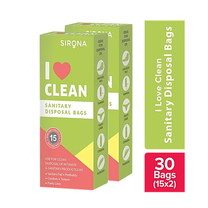 SIRONA Sanitary Disposal Bags for Discreet Disposal of Intimate Products (30 Bags) – image 1