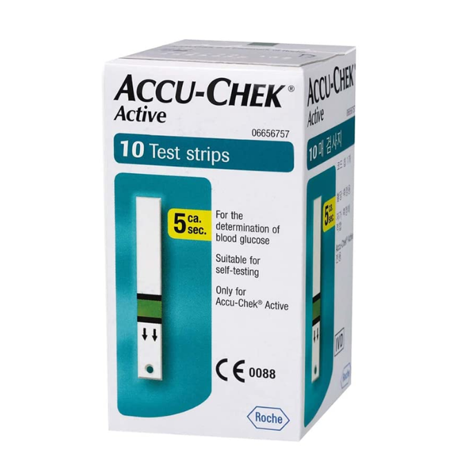 Accu-Chek Active Strips, Pack of 10 (Roche)
