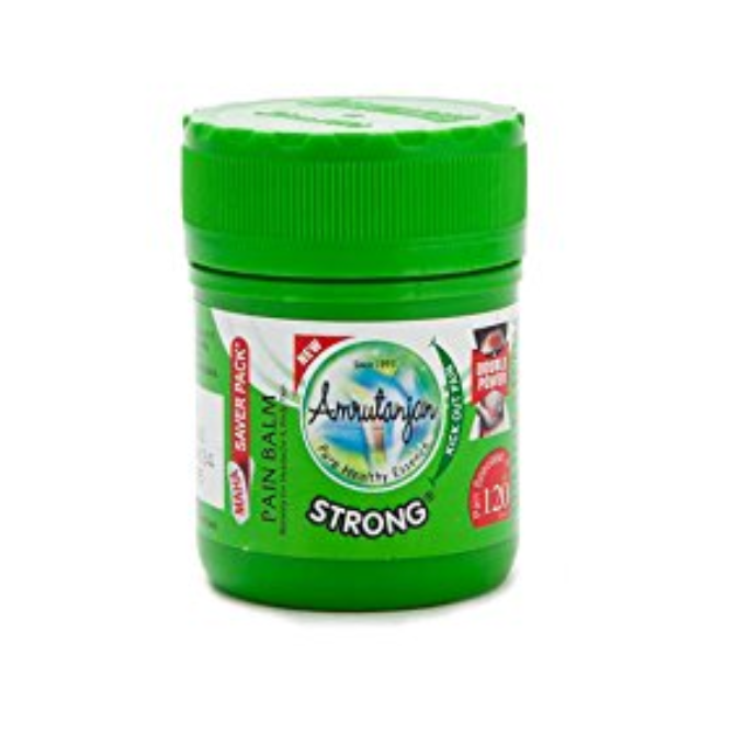Strong Pain Rub (Balm) - Amrutanjan Strong Pain Rub (Balm) Green - 55ml
