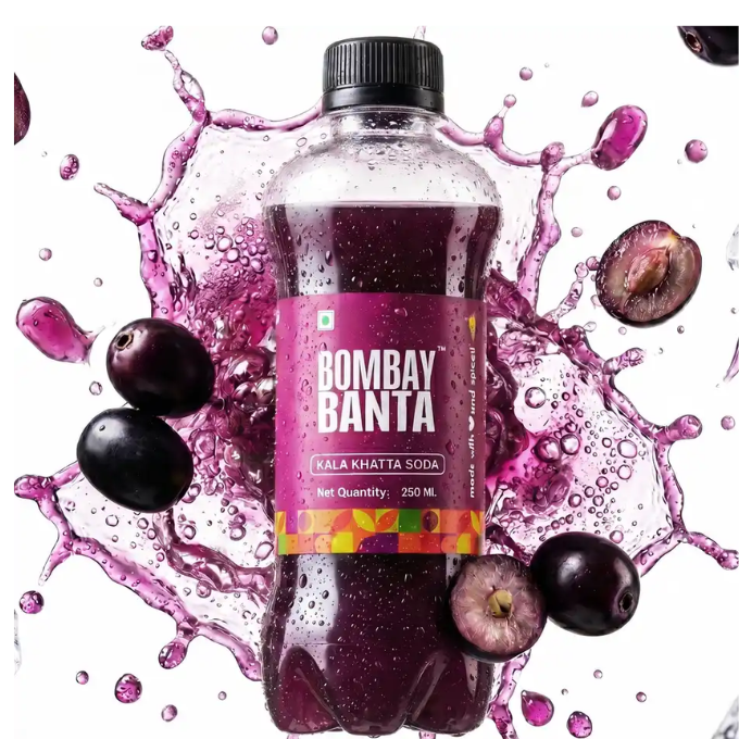 Bombay Banta Kala Khatta Soft Drink | Tangy & Fizzy
