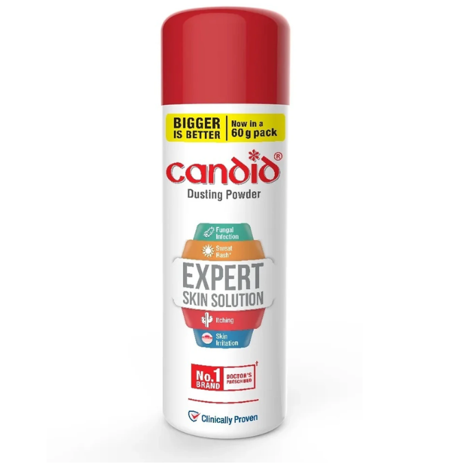 Candid Dusting Powder 60g (GLENMA) – image 1