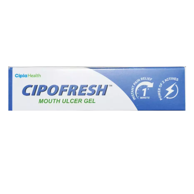 Cipla Cipofresh Mouth Ulcer Gel 12gm