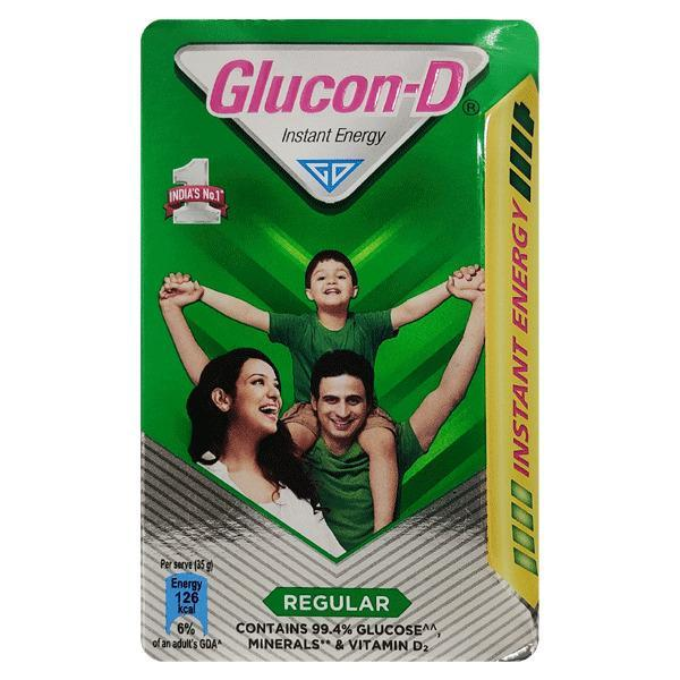 Glucon-D Instant Energy Powder - Regular (Refill) 75 gm