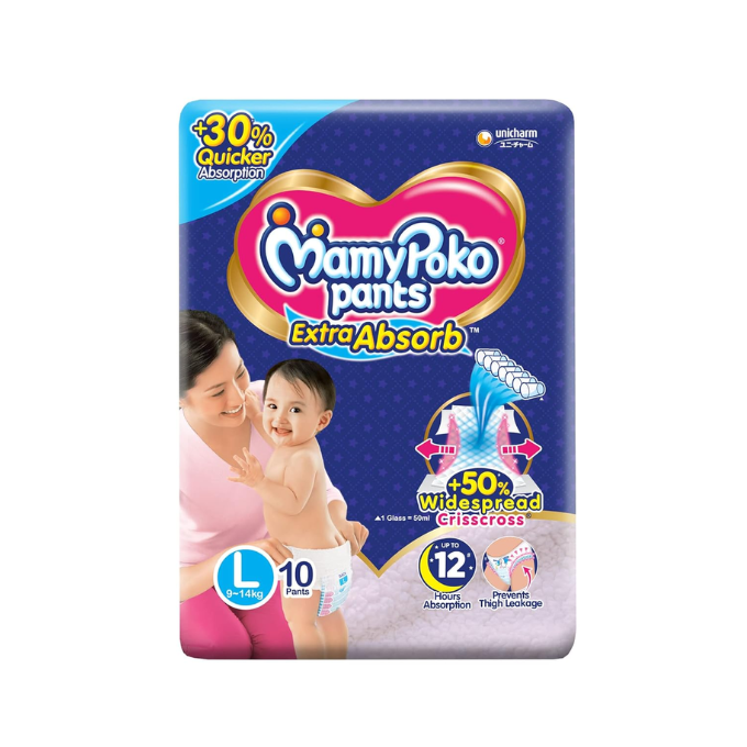  Mamypoko pants Extra Absorb| Pant Style Baby Diapers (M), 12