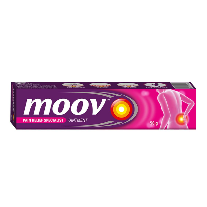 Moov Fast Pain Relief Cream - 50g | Suitable for Back Pain, Muscle Pain, Joint Pain, Knee Pain | – image 1