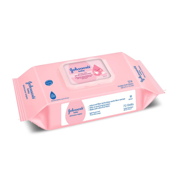 Johnson's Baby Wet Wipes | 72 Wipes  – image 1