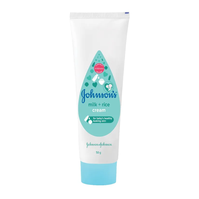  Johnson's Baby Milk+Rice Cream, 50 gm – image 1