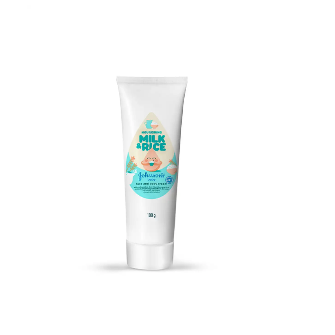 Johnsons Baby Milk + Rice Cream for Healthy Looking Skin - 100 g
