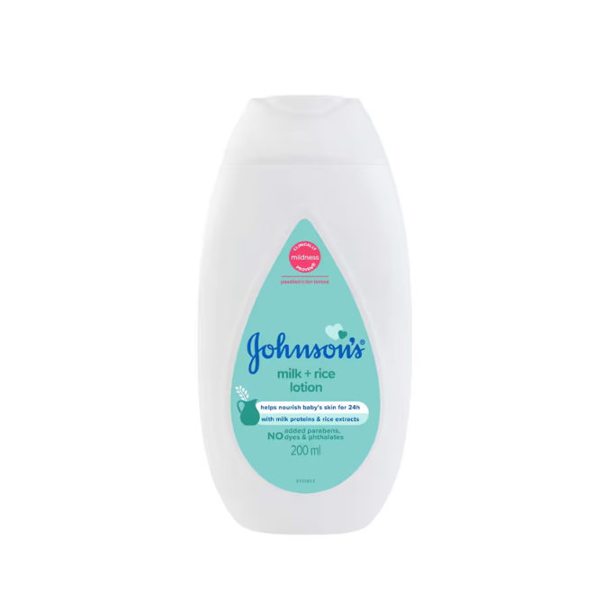 Johnson's Baby Milk + Rice Lotion (200 ml)