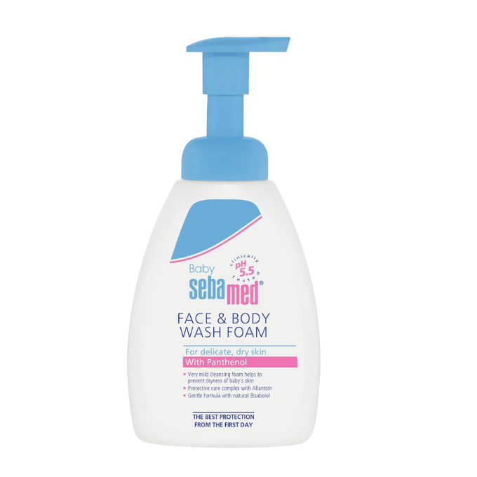 Sebamed Baby Bath Face & Body Wash Foam (400 ml)