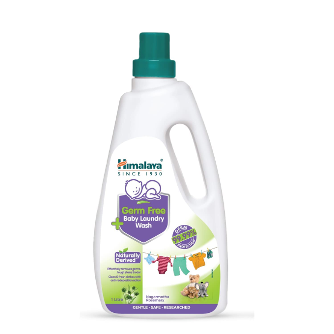 Himalaya Germ Free Baby Laundry Detergent with Plant Based Cleansers & Biodegradable Ingredients (Bottle, 1 Litre) – image 1