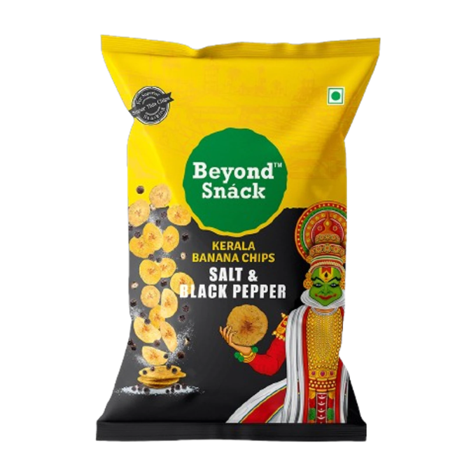Beyond Snack Kerala Banana Salt And Black Pepper Chips (75 g)