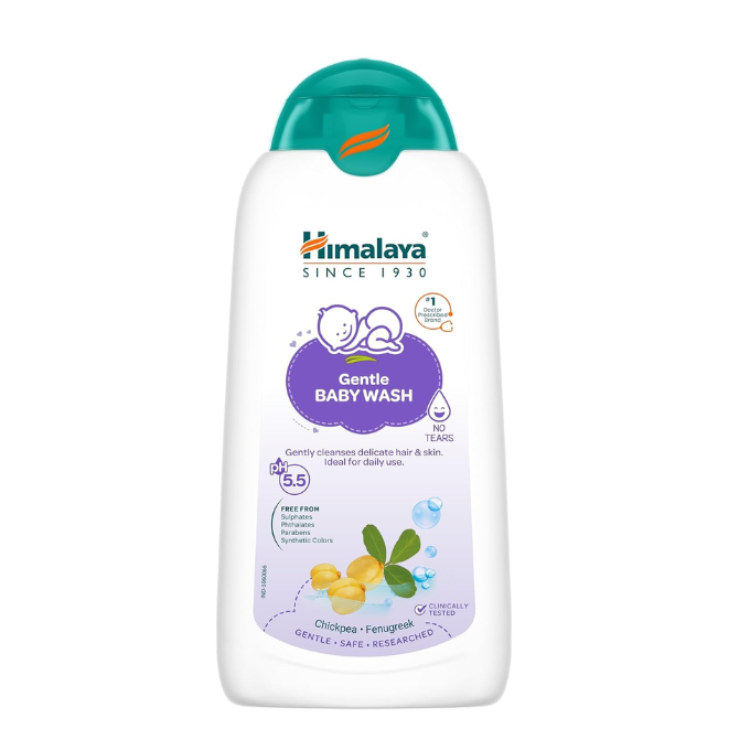  Himalaya Gentle Baby Wash for Clen Baby Skin (200ml) – image 1