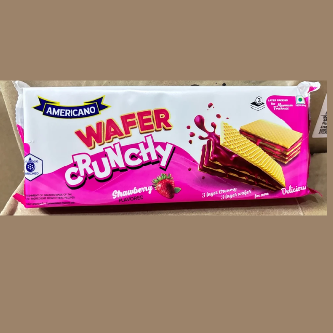 Flavours Rectangular Americano Crunchy Wafer 60G