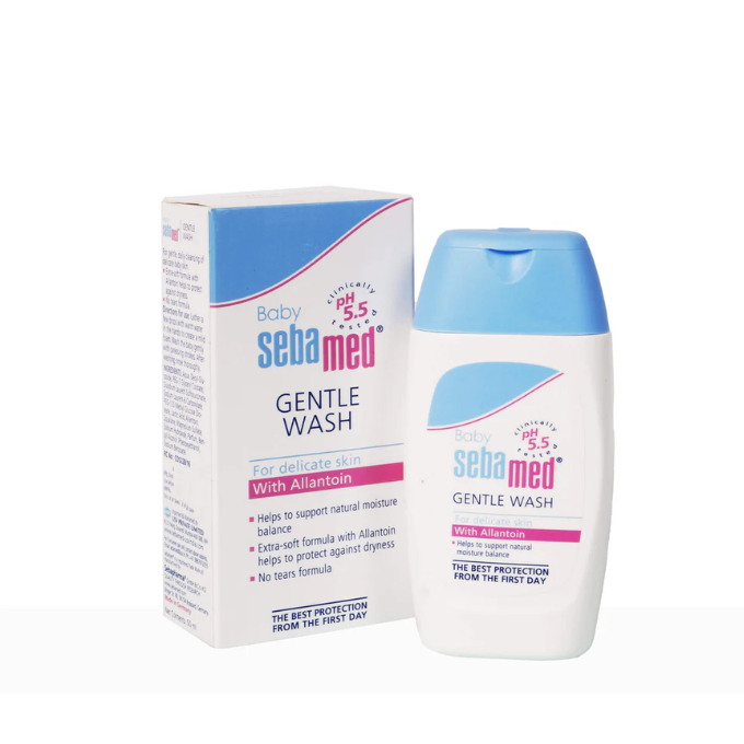 Sebamed Baby Gentle Wash|pH 5.5|Baby Body Wash|Soap Free|Tear Free|200ml – image 1