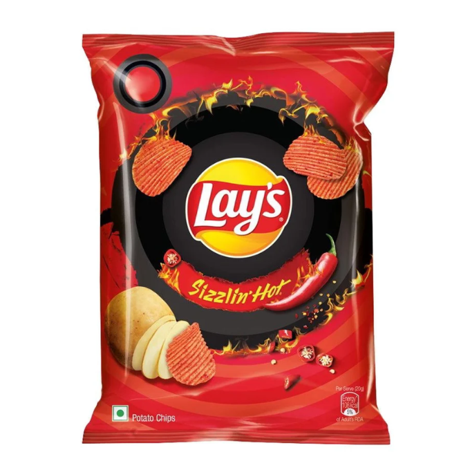 Lay's Sizzling Hot Potato Chips 31 g