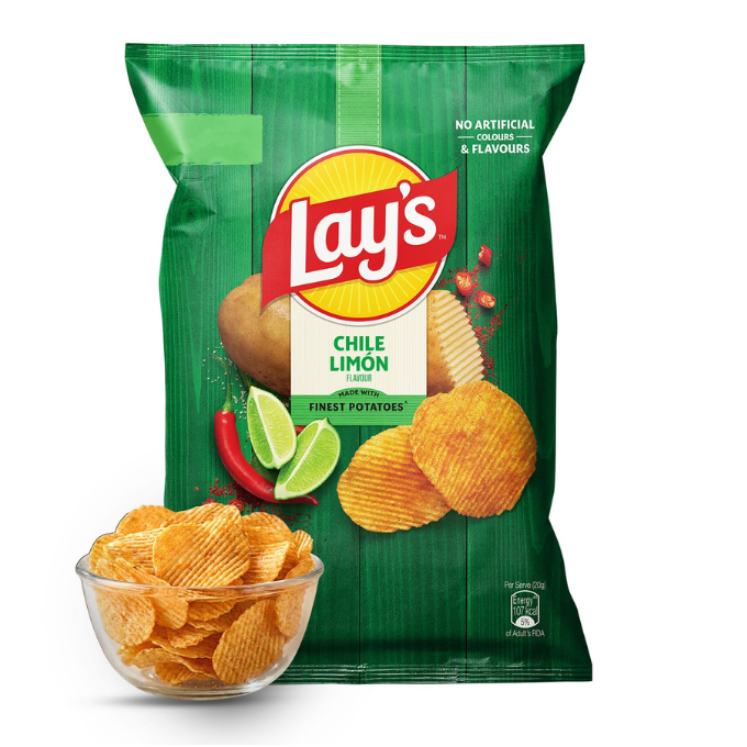 Lay's Potato Chips , Chile Limon Flavour,50g