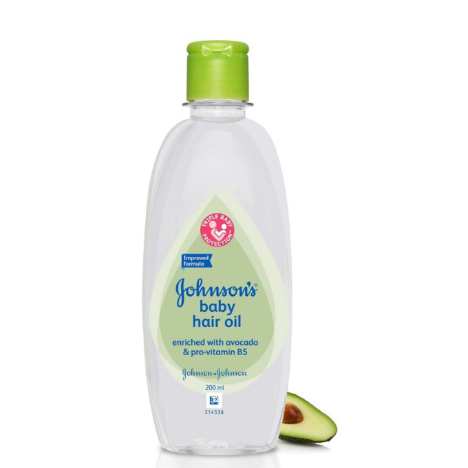  Johnson's Baby Hair Oil with Avocado, 60ml