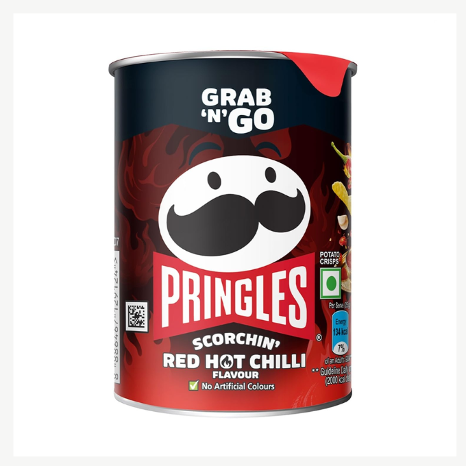 Pringles Scorchin’ Red Hot Chilli Potato Chips 40gm