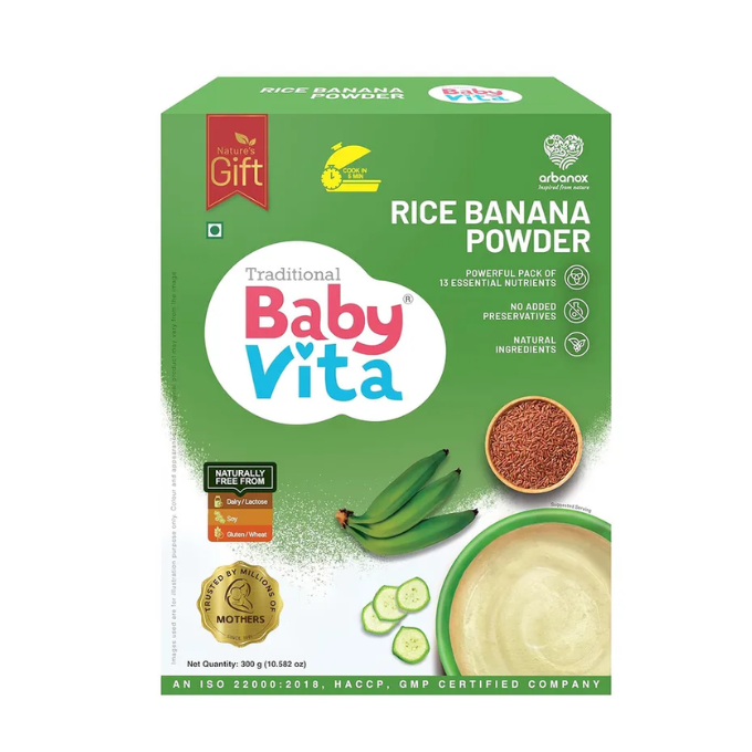 Babyvita Rice Banana Powder Mix, 300 gm