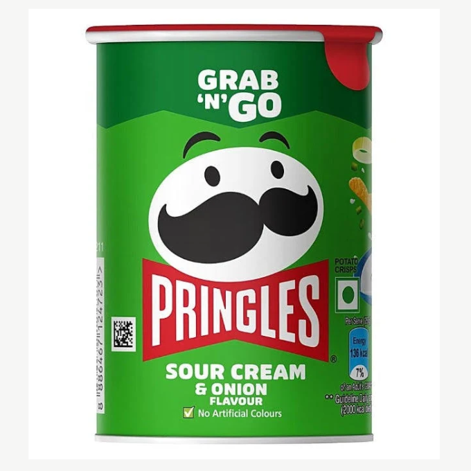 Pringles Sour Cream & Onion Potato Chips 40g