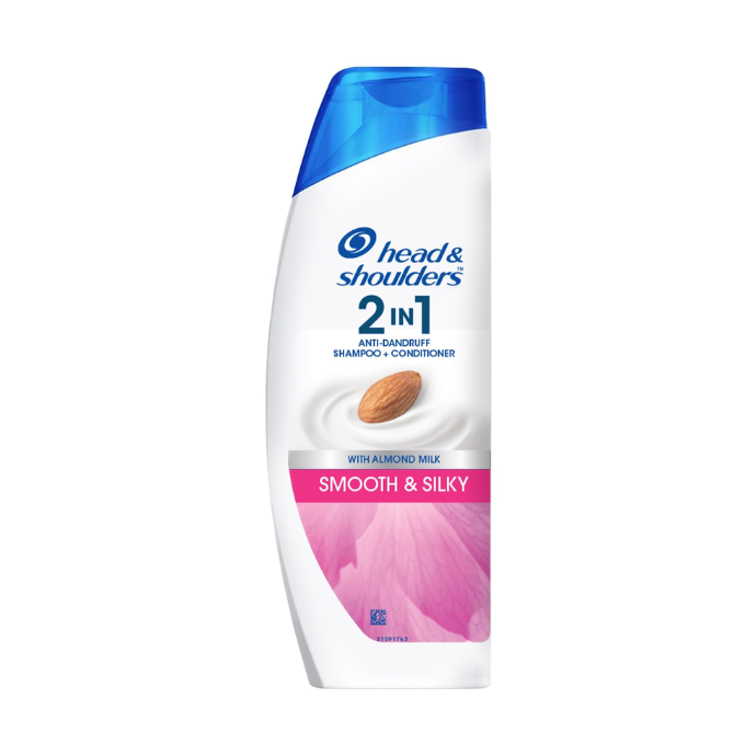 Head & Shoulders , Anti Dandruff Shampoo + Conditioner, Smooth & Silky, 180 ML