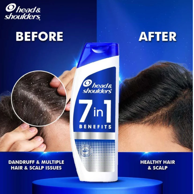Head & Shoulders 7 In 1 Anti-Dandruff Shampoo, 72 ml – image 4