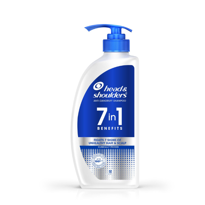 Head & Shoulders 7in1 Anti-dandruff Shampoo | 7 Benefits for Men and Women, 650ml
