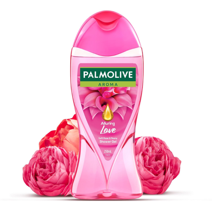 Palmolive Aroma Alluring Love Shower Gel – Soft Rose & Peony (250ml)