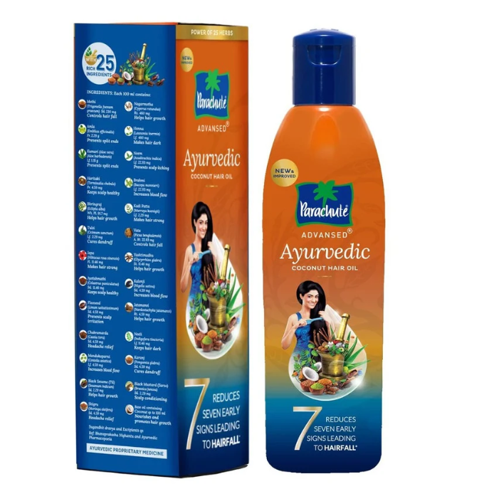 Parachute Advansed Ayurvedic Coconut Hair Oil 180 ml