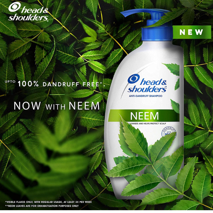 Head & Shoulders Neem, Anti Dandruff Shampoo, 650 Ml – image 2