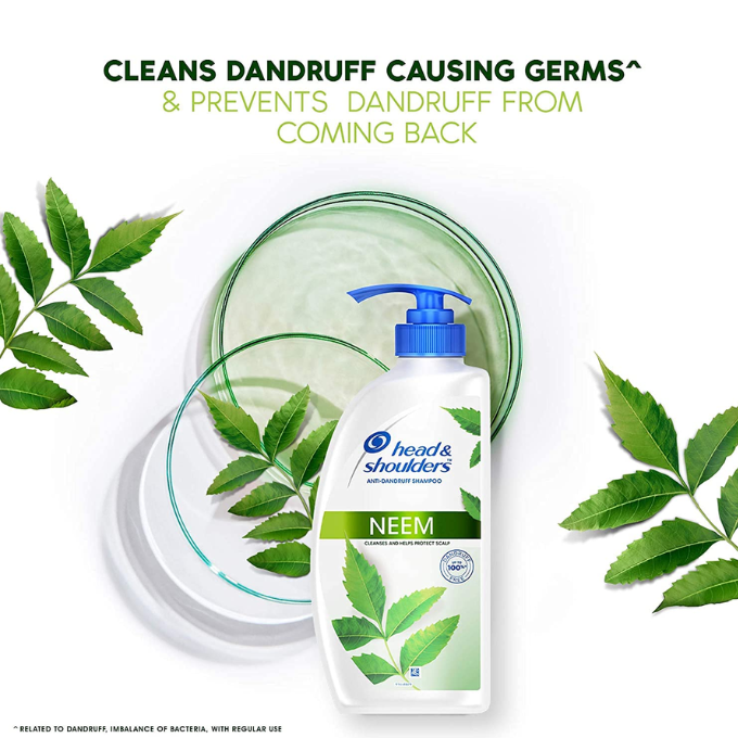 Head & Shoulders Neem, Anti Dandruff Shampoo, 650 Ml – image 3