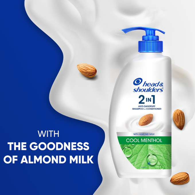 Head & Shoulder 2-in-1 Cool Menthol Shampoo + Conditioner  – image 4