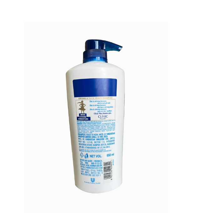 Clinic Plus Strong & Thick Shampoo with Rice Water, – image 3