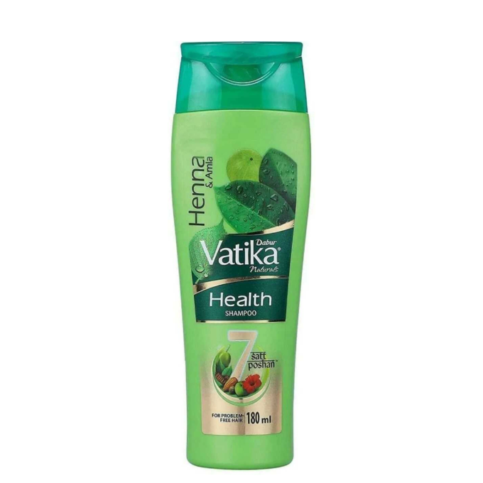 Dabur Vatika Henna & Amla Health Shampoo, 180 ml