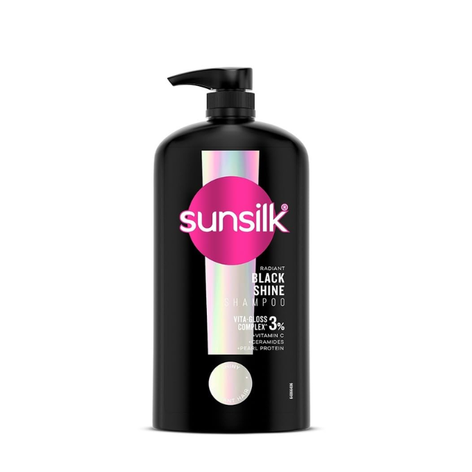 Sunsilk Radiant Black Shine Shampoo  – image 1