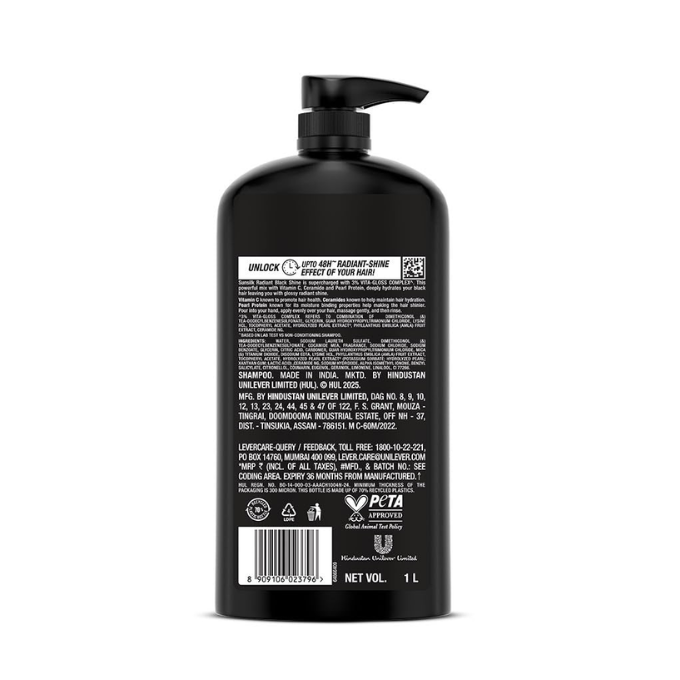 Sunsilk Radiant Black Shine Shampoo  – image 2