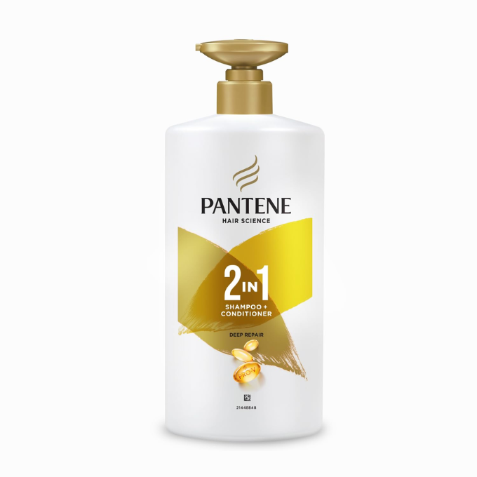 Pantene Hair Science, 2in1 Deep Repair Shampoo & Conditioner for Women, – image 1