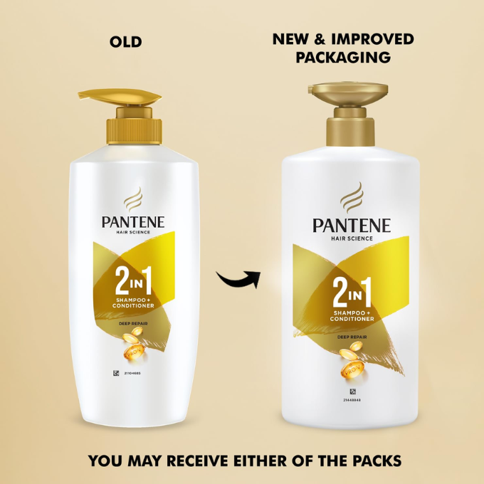 Pantene Hair Science, 2in1 Deep Repair Shampoo & Conditioner for Women, – image 3
