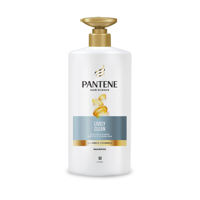 Pantene Advanced Hair Care Solution Lively Clean Shampoo, 