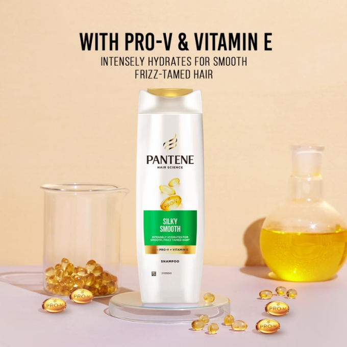  Pantene Advanced Hairfall Solution, Anti-Hairfall Silky Smooth Shampoo for Women, – image 3
