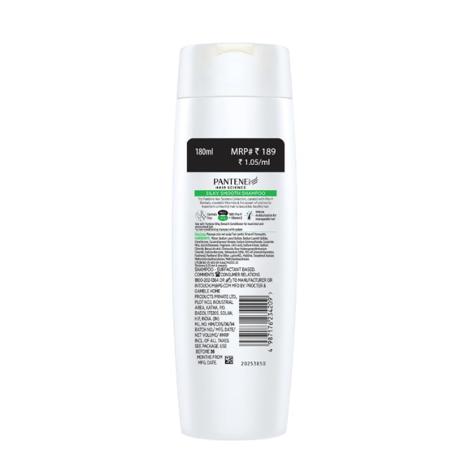  Pantene Advanced Hairfall Solution, Anti-Hairfall Silky Smooth Shampoo for Women, – image 4