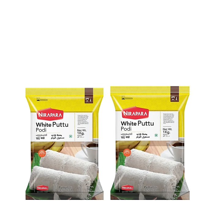 Nirapara Puttu Podi, 1 kg Pouch Buy One Get One