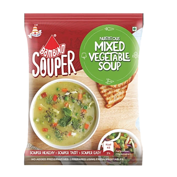 Bambino Soup Powder - Mixed Vegetable, 45 g Pouch