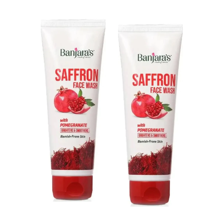 Banjara's Saffron Face Wash with Pomegranate 